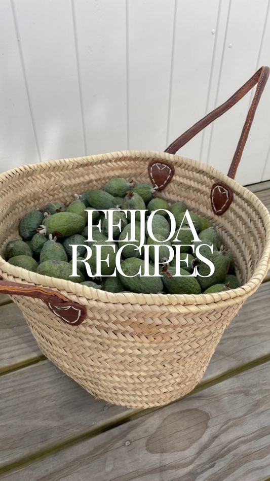 Feijoa Recipes - The Abundant Kitchen Garden
